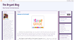 Desktop Screenshot of mrsbryantsclassroom.blogspot.com