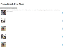 Tablet Screenshot of pismobeachdiveshop.blogspot.com