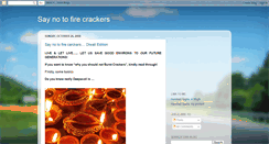 Desktop Screenshot of antifirecrackers.blogspot.com