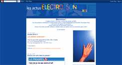 Desktop Screenshot of actus-electroson.blogspot.com