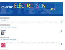 Tablet Screenshot of actus-electroson.blogspot.com