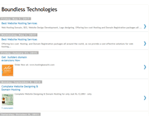 Tablet Screenshot of boundlesstechnologies.blogspot.com