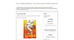 Desktop Screenshot of freemedicalebooks.blogspot.com