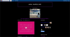 Desktop Screenshot of anakarolinealmeida.blogspot.com