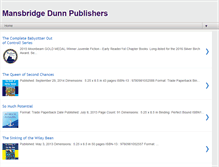 Tablet Screenshot of mansbridgedunnpublishers.blogspot.com