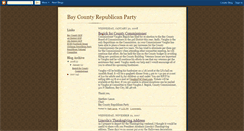 Desktop Screenshot of baycountygop.blogspot.com