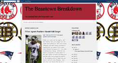 Desktop Screenshot of beantownbreakdown.blogspot.com