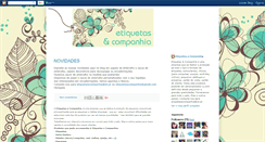 Desktop Screenshot of etiquetasecompanhia.blogspot.com