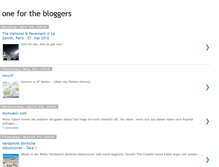 Tablet Screenshot of oneforthebloggers.blogspot.com