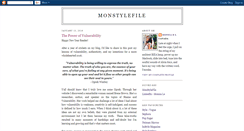 Desktop Screenshot of monstylefile.blogspot.com