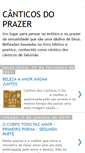 Mobile Screenshot of canticosdoprazer.blogspot.com