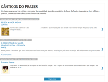 Tablet Screenshot of canticosdoprazer.blogspot.com