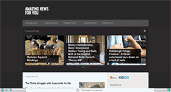 Desktop Screenshot of amazingnews4u.blogspot.com