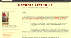 Desktop Screenshot of mothers-acting-up.blogspot.com