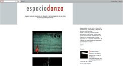 Desktop Screenshot of espaciodanza.blogspot.com