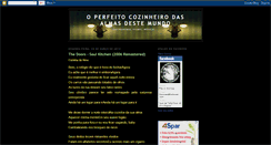 Desktop Screenshot of cozinheirodasalmas.blogspot.com