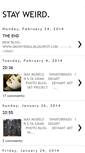 Mobile Screenshot of blogspot-stay-weird.blogspot.com