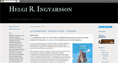 Desktop Screenshot of helgiingvarsson.blogspot.com
