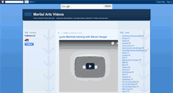 Desktop Screenshot of martialartclips.blogspot.com