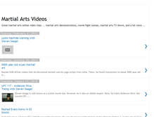 Tablet Screenshot of martialartclips.blogspot.com