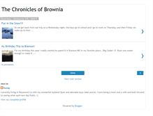 Tablet Screenshot of chroniclesofbrownia.blogspot.com