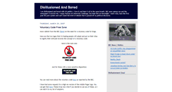 Desktop Screenshot of disillusionedandbored.blogspot.com