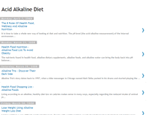 Tablet Screenshot of acid-alkaline-diet.blogspot.com