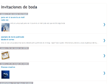 Tablet Screenshot of invitacionesdebodas.blogspot.com