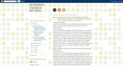 Desktop Screenshot of humbertocarmelospuches-humberto.blogspot.com