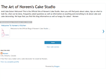 Tablet Screenshot of noreenscakestudio.blogspot.com