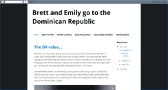 Desktop Screenshot of brettandemilyinthedominicanrepublic.blogspot.com