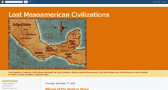 Desktop Screenshot of mesoamerica-lost.blogspot.com