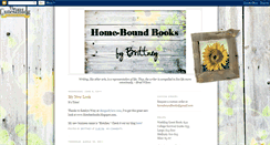 Desktop Screenshot of homeboundbooks.blogspot.com