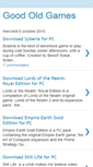 Mobile Screenshot of good-old-games.blogspot.com