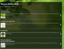 Tablet Screenshot of najwaherbamed.blogspot.com