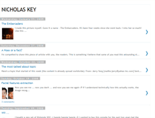 Tablet Screenshot of nicholas-key.blogspot.com