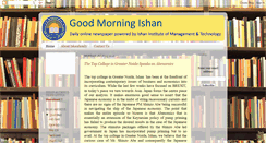 Desktop Screenshot of goodmorningishan.blogspot.com