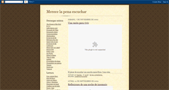 Desktop Screenshot of merecelapenaescuchar.blogspot.com