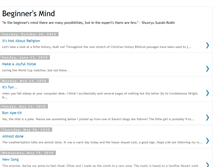 Tablet Screenshot of beginnermind.blogspot.com