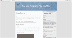 Desktop Screenshot of eveandduncan.blogspot.com