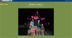 Desktop Screenshot of primusfam.blogspot.com