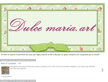 Tablet Screenshot of dulcemariaart.blogspot.com