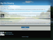 Tablet Screenshot of bigelmbrewing.blogspot.com