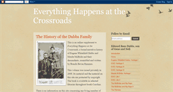 Desktop Screenshot of dabbscrossroads.blogspot.com