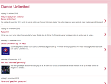 Tablet Screenshot of dance-unlimited.blogspot.com
