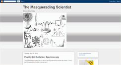 Desktop Screenshot of masqueradingscientist.blogspot.com