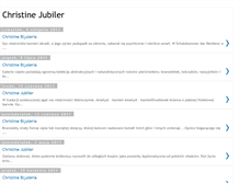 Tablet Screenshot of christine-jubiler-w9s.blogspot.com
