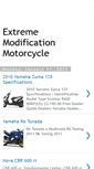 Mobile Screenshot of extrememotorcyclemodification.blogspot.com