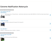 Tablet Screenshot of extrememotorcyclemodification.blogspot.com