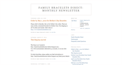 Desktop Screenshot of familybraceletsdirectnewsletter.blogspot.com